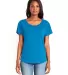 Next Level 1560 Women's Ideal Scoop Neck Dolman in Turquoise front view
