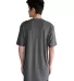 Next Level 3602 Cotton Long Body Crew in Heavy metal back view