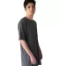 Next Level 3602 Cotton Long Body Crew in Heavy metal side view