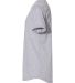 Next Level 3602 Cotton Long Body Crew in Heather gray side view