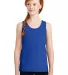 District DT5301YG    Girls The Concert Tank in Deep royal front view
