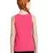 District DT5301YG    Girls The Concert Tank in Neon pink back view