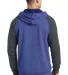 District DT196    Young Mens Lightweight Fleece Ra H Dp Ryl/H Cha back view