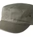 District DT605    - Distressed Military Hat Olive front view