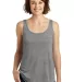 District Made DM414    Ladies Drapey Tank Heathered Nick front view