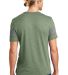 Alternative 05055BP Sideline Vintage Football Tee in Vnt pine/smoke back view