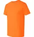 Jerzees 21MR Dri-Power Sport Short Sleeve T-Shirt Safety Orange side view
