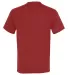 Jerzees 21MR Dri-Power Sport Short Sleeve T-Shirt True Red back view