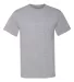 Jerzees 21MR Dri-Power Sport Short Sleeve T-Shirt Athletic Heather front view