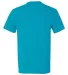 Jerzees 21MR Dri-Power Sport Short Sleeve T-Shirt California Blue back view