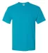 Jerzees 21MR Dri-Power Sport Short Sleeve T-Shirt California Blue front view