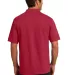 Port & Company KP155 Core Blend Pique Polo Red back view