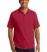 Port & Company KP155 Core Blend Pique Polo Red front view