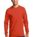 Port & Company PC61LST - Tall Long Sleeve Essentia Orange front view