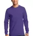 Port & Company PC61LST - Tall Long Sleeve Essentia Purple front view