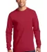Port & Company PC61LST - Tall Long Sleeve Essentia Red front view