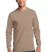 Port & Company PC61LST - Tall Long Sleeve Essentia Sand front view