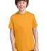 Port & Co PC380Y mpany   Youth Performance Tee Gold front view