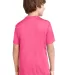 Port & Co PC380Y mpany   Youth Performance Tee Neon Pink back view