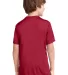 Port & Co PC380Y mpany   Youth Performance Tee Red back view