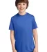 Port & Co PC380Y mpany   Youth Performance Tee Royal front view