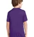 Port & Co PC380Y mpany   Youth Performance Tee Team Purple back view