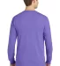 Port & Co PC099LSP mpany   Pigment-Dyed Long Sleev Amethyst back view