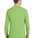 Port & Co PC099LSP mpany   Pigment-Dyed Long Sleev Limeade back view