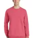 Port & Company PC098 Pigment-Dyed Crewneck Sweatsh Fruit Punch front view