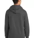 Port & Co PC850H mpany   Fan Favorite Fleece Pullo Charcoal back view
