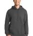 Port & Co PC850H mpany   Fan Favorite Fleece Pullo Charcoal front view