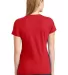 Port & Company LPC450 Ladies Fan Favorite Tee Bright Red back view