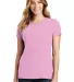 Port & Company LPC450 Ladies Fan Favorite Tee Candy Pink front view