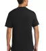 Port & Company PC61PT Tall Essential Pocket Tee in Jet black back view