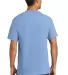 Port & Company PC61PT Tall Essential Pocket Tee in Light blue back view
