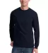 Port & Co PC61LSPT mpany   Tall Long Sleeve Essent Navy front view
