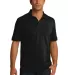 Port & Company KP55T Tall Core Blend Jersey Knit P Jet Black front view