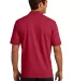 Port & Company KP55T Tall Core Blend Jersey Knit P Red back view