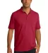 Port & Company KP55T Tall Core Blend Jersey Knit P Red front view