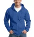 Port & Co PC90ZHT mpany   Tall Essential Fleece Fu Royal front view