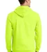 Port & Co PC90ZHT mpany   Tall Essential Fleece Fu Safety Green back view