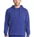 Port & Company PC098H Pigment-Dyed Pullover Hooded BlueIris front view