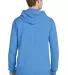 Port & Company PC098H Pigment-Dyed Pullover Hooded Blue Moon back view