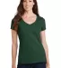 Port & Company LPC450V Ladies Fan Favorite V-Neck  Forest Green front view