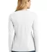 Port & Co LPC450VLS mpany   Ladies Long Sleeve Fan White back view