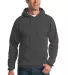 Port & Company PC90HT Tall Essential Fleece Pullov Charcoal front view