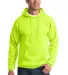 Port & Company PC90HT Tall Essential Fleece Pullov Safety Green front view