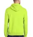 Port & Company PC90HT Tall Essential Fleece Pullov Safety Green back view
