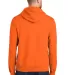 Port & Company PC90HT Tall Essential Fleece Pullov Safety Orange back view