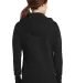 Port & Company LPC78ZH Ladies Core Fleece Full-Zip Jet Black back view